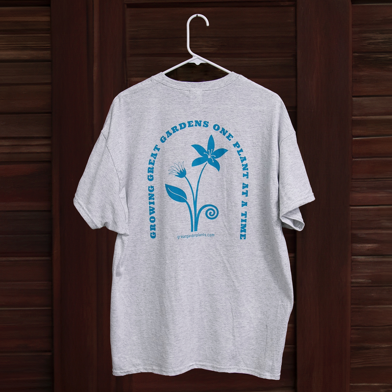 T-shirt gris Great Garden Plants