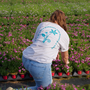T-shirt gris Great Garden Plants (dos)