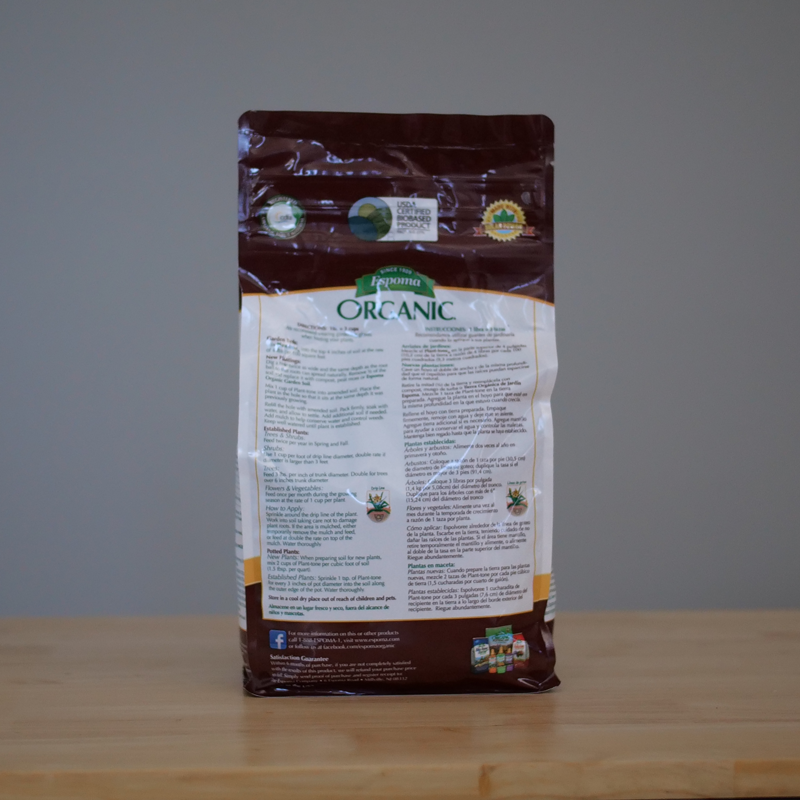 plant-tone fertilizer Espoma Plant-tone Organic Fertilizer 4lb. Bag